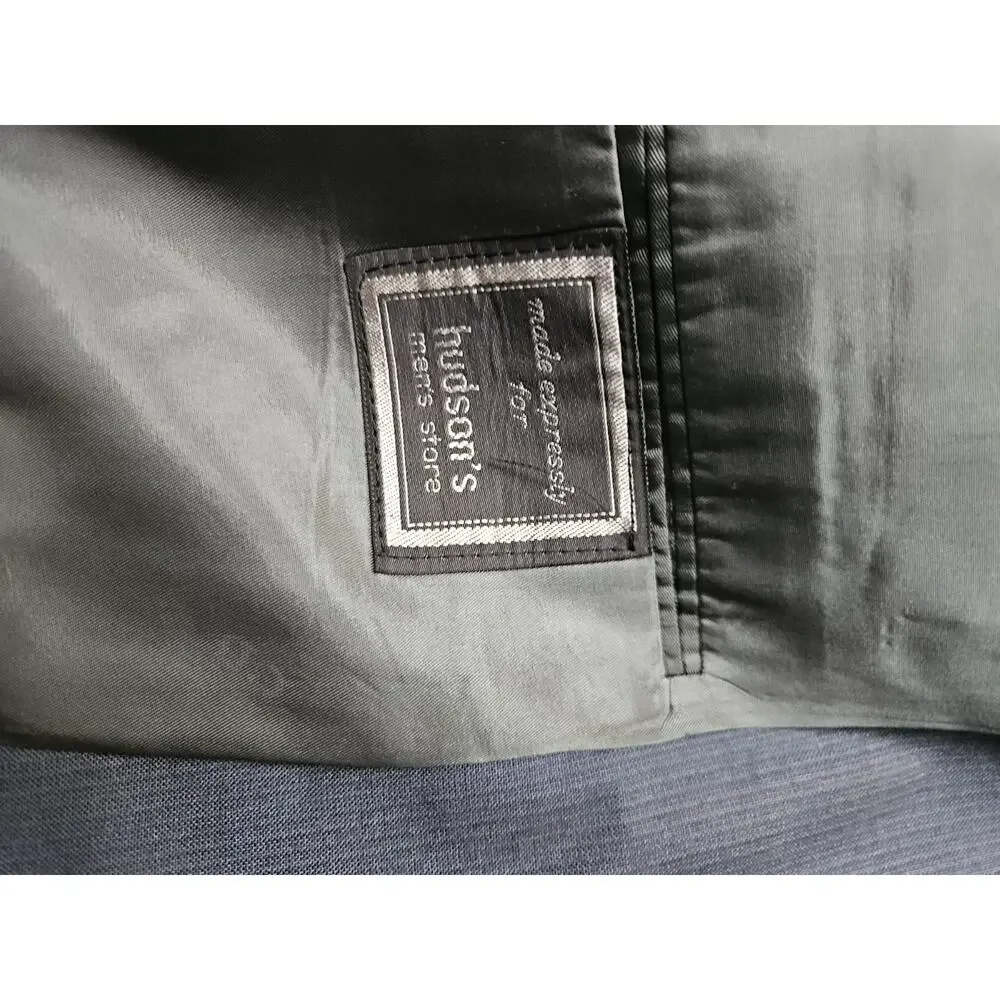 Vintage Christian Dior Monsieur Blazer men's 44r NO SIZE TAG Blue USA Tailored